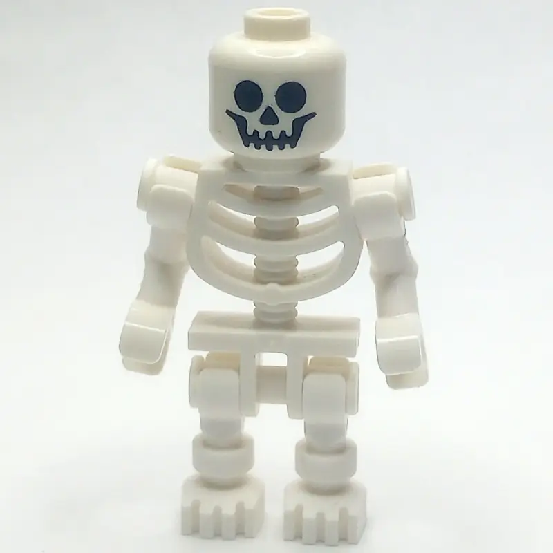 Skeleton, Standard Face, Bent Arms (60115 Torso)