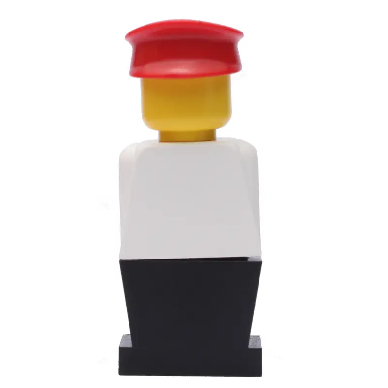 LEGOLAND White Torso, Black Legs, Red Hat