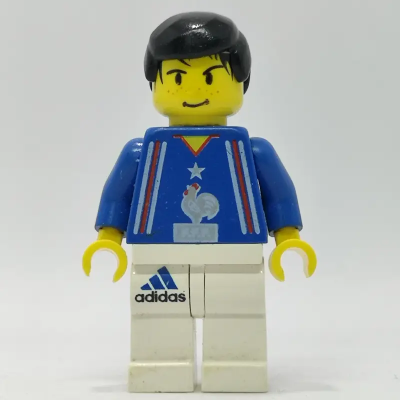Soccer Player Blue Torso, White Legs 1