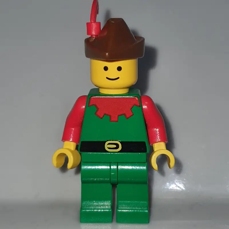 Forestman (Forestmen) - Red, Brown Hat, Red Plume
