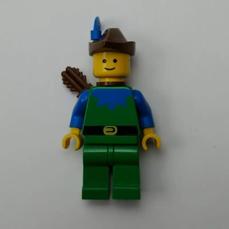 Forestman Archer (Forestmen) - Blue, Brown Hat, Blue Plume