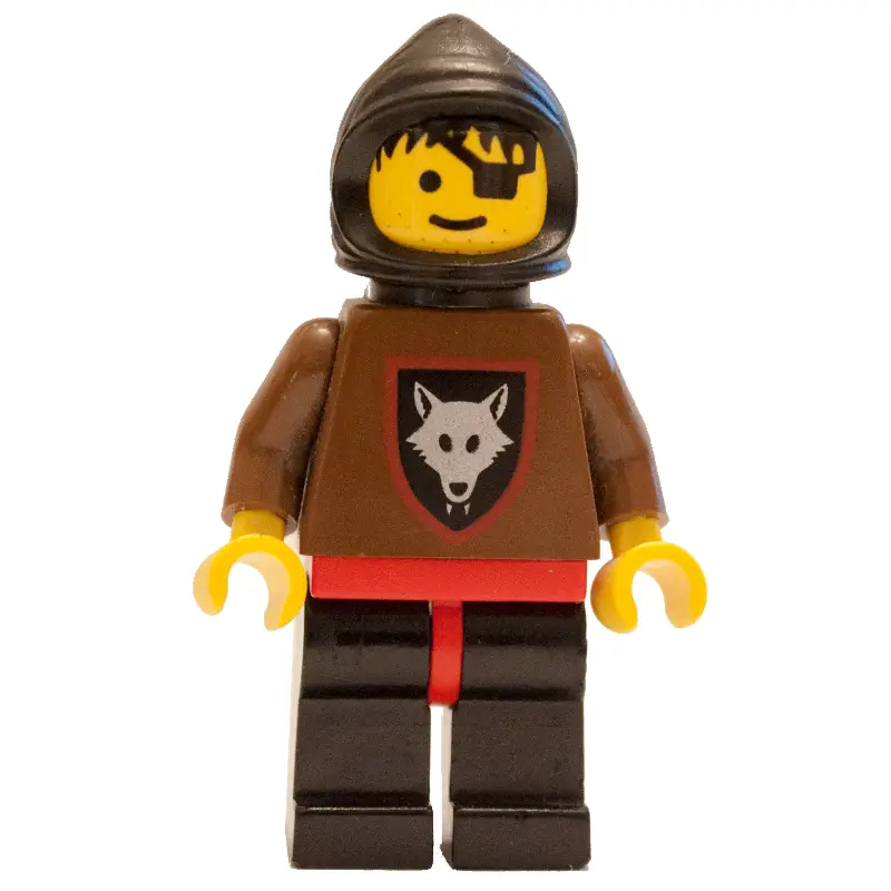 Fighter (Wolfpack) - Black Hood, Black Plastic Cape
