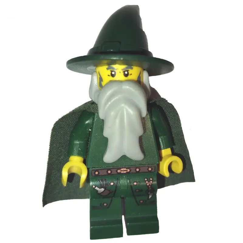 Wizard (Kingdoms) - Dark Green, Cape