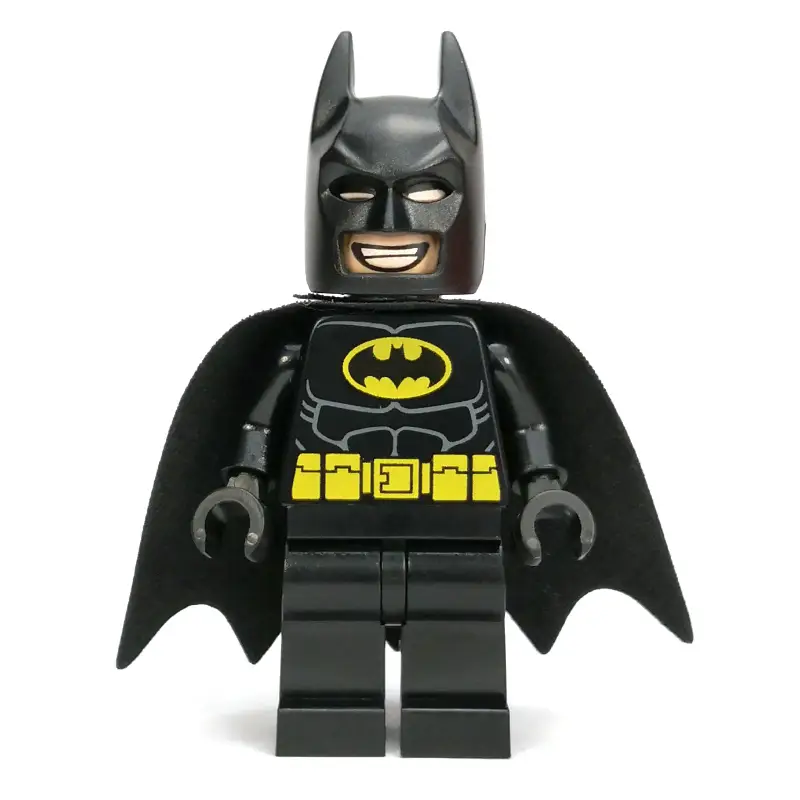 Batman, Black Suit, Black Cape and Cowl, Yellow Batman Logo, Black Headband