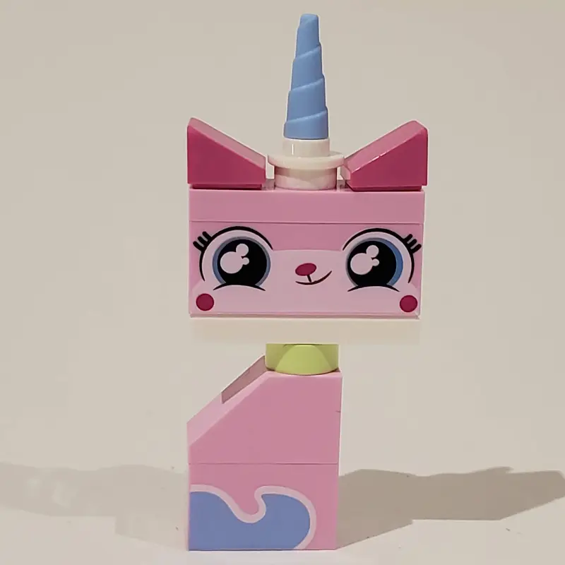 Unikitty, Sitting, Printed Brick Tail