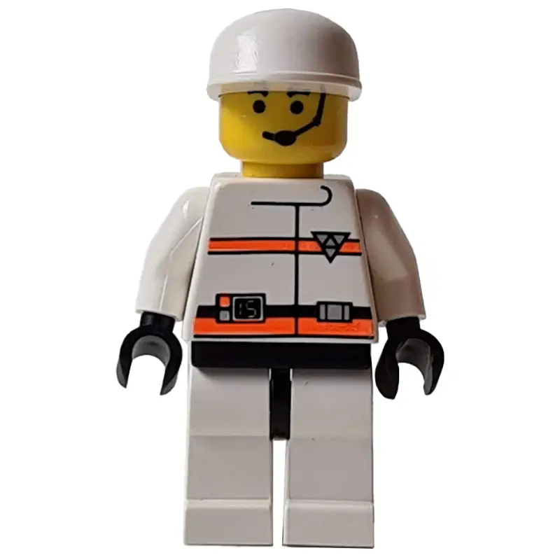 Man - White Torso R.E.S.Q, White Legs, White Cap