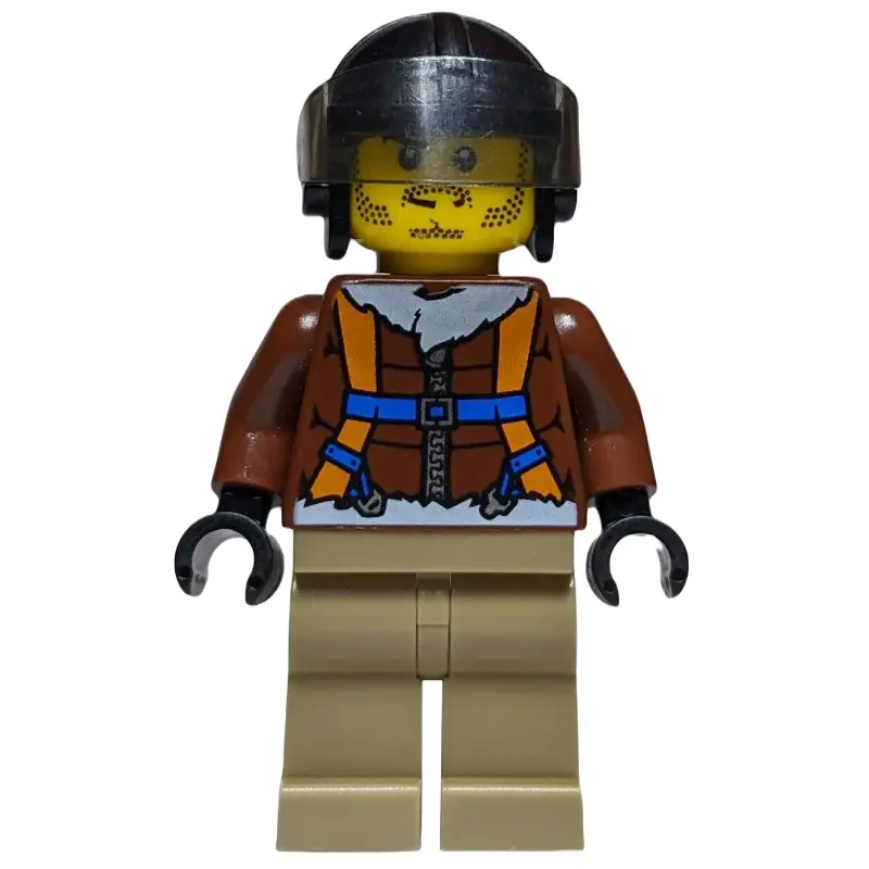 Arctic Explorer, Pilot, Black Helmet, Stubble