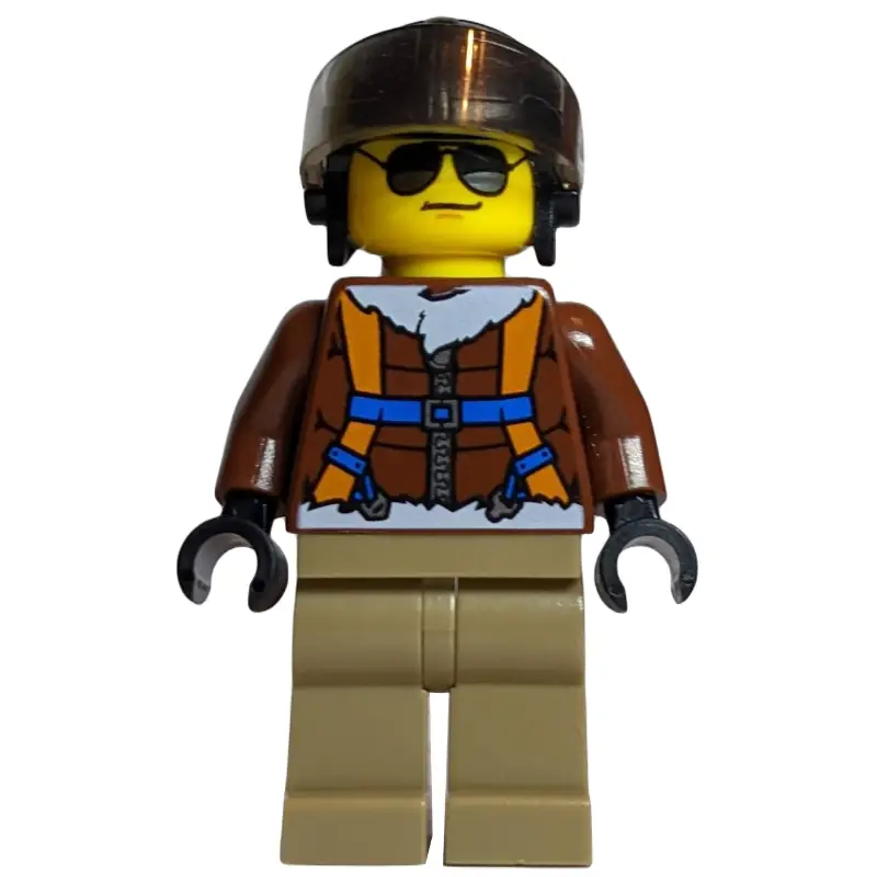 Arctic Explorer, Pilot, Black Helmet, Sunglasses
