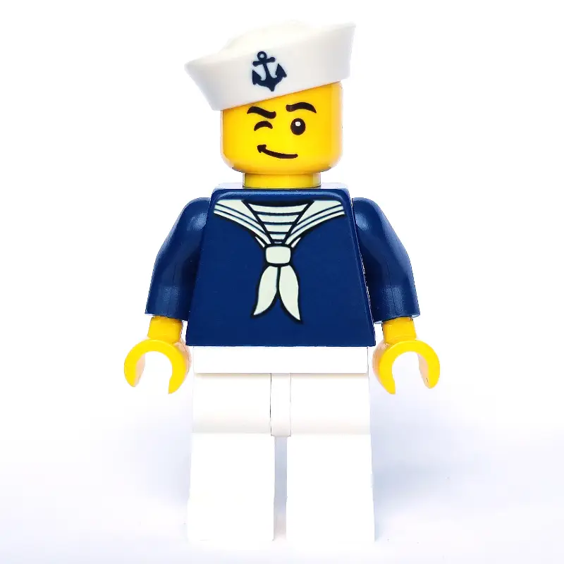 Sailor, Dark Blue Uniform, Sailor Hat with Anchor