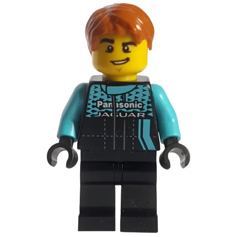 Race Driver, Black Torso, Black Legs, Jaguar