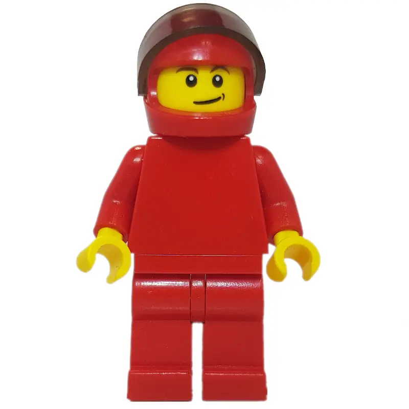 Pit Crew, Red Torso, Red Legs, Red Helmet, Ferrari