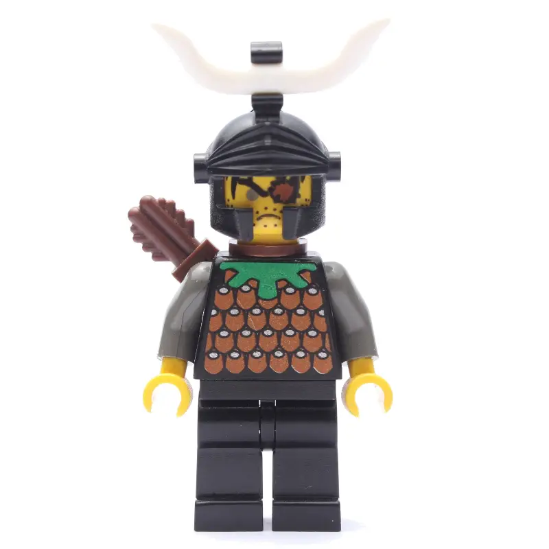 Archer (Knights Kingdom I) - Gilbert the Bad, Black Helmet, Horn