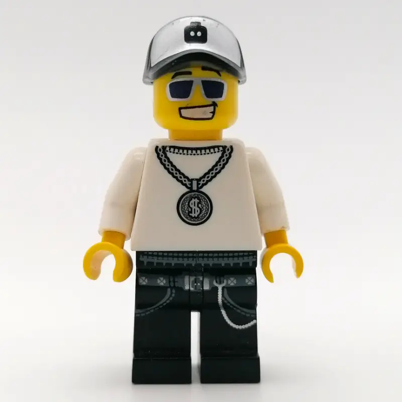 Rock Band - White Torso, Black Legs, Black Cap