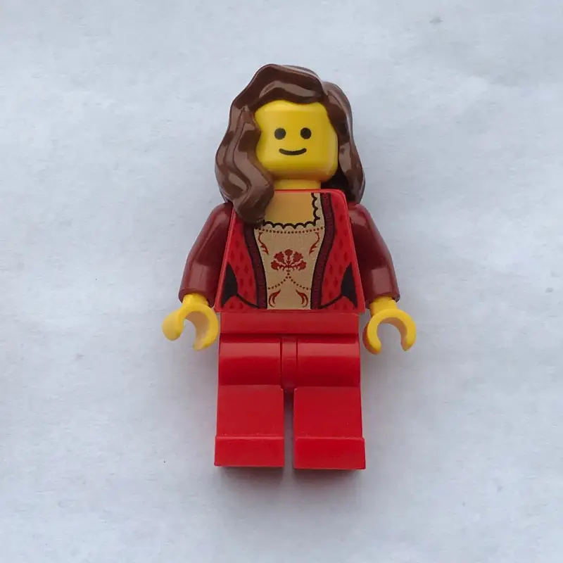 Red Torso, Red Legs, Reddish Brown Hair