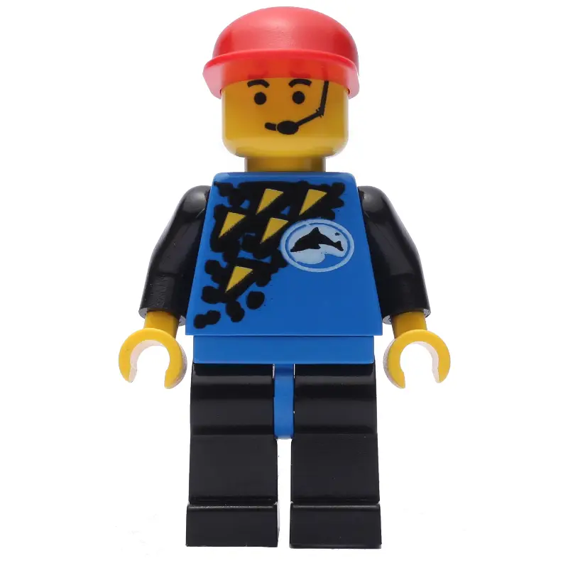 Marine Explorer, Blue Wetsuit, Red Cap, Headset
