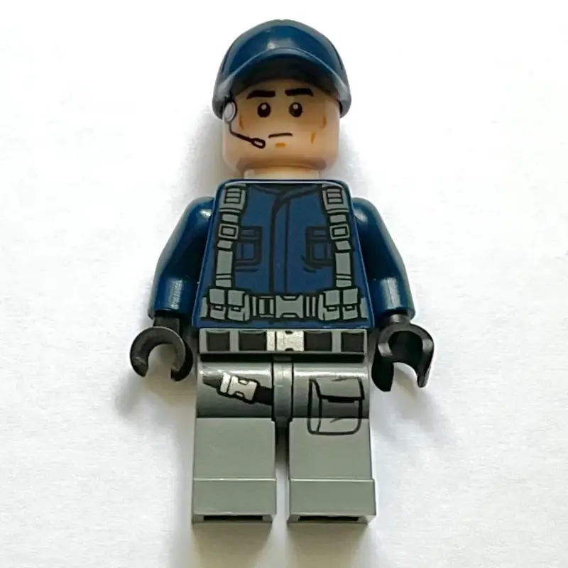 ACU Trooper, Dark Blue Shirt with Straps, Dark Blue Cap