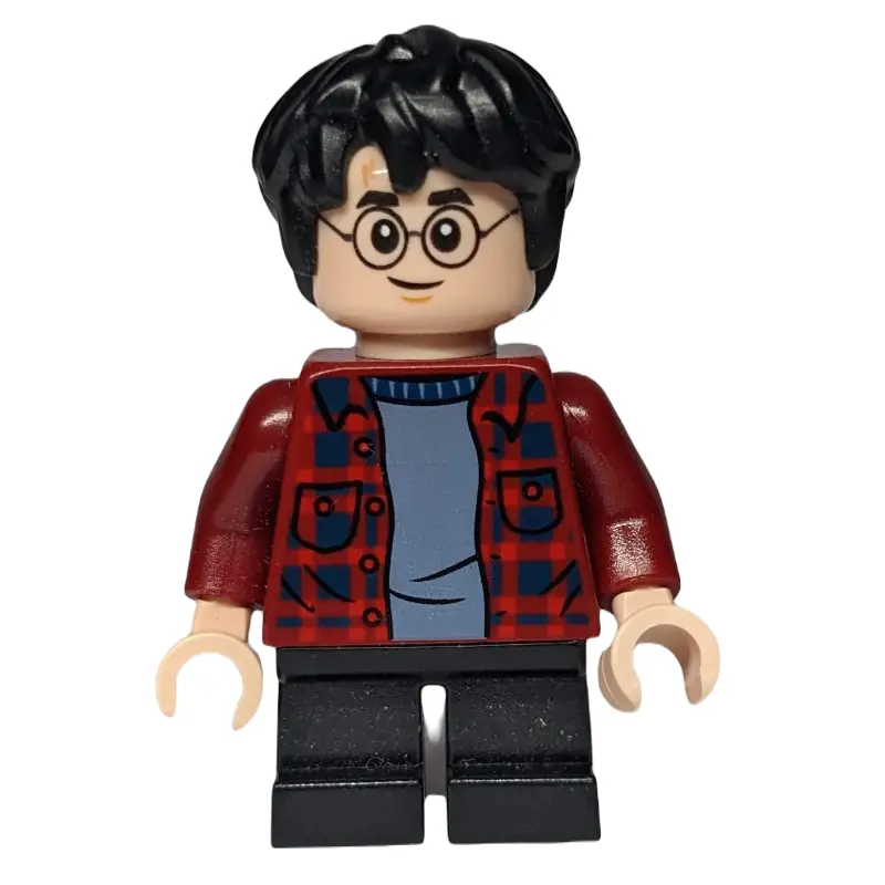 Harry Potter, Open Dark Red Shirt, Short Black Legs