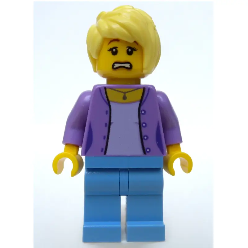 Medium Lavender Torso, Medium Blue Legs, Tan Hair