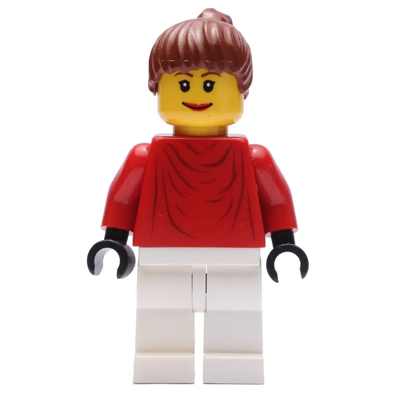 Red Torso, White Legs, reddish Brown Hair