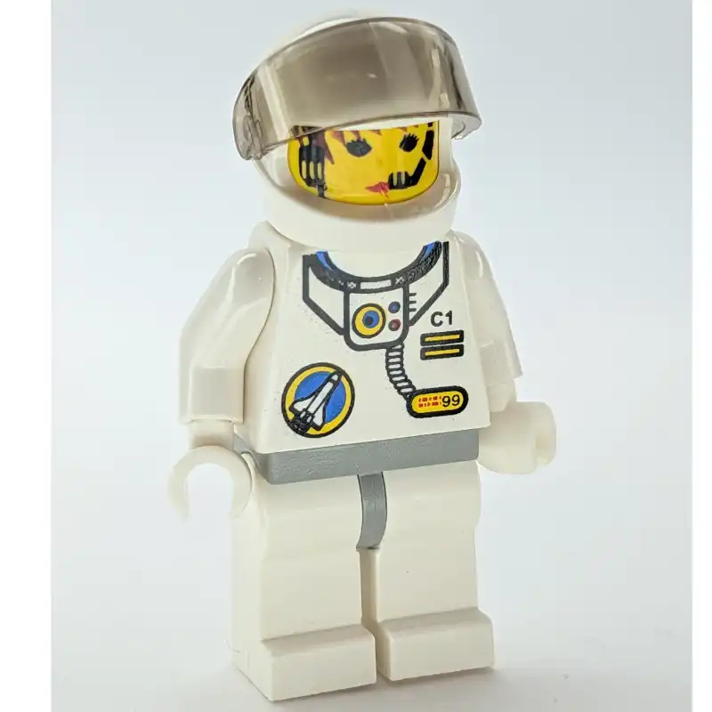 Astronaut - White Torso and Legs, Tans-Black Visor, Female