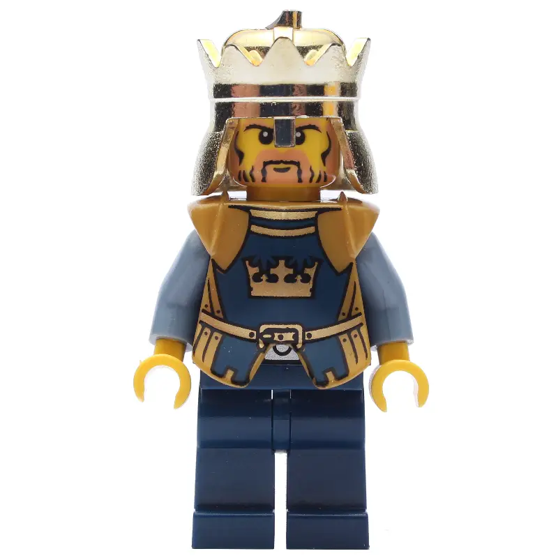 King, Gold Armor and Crown