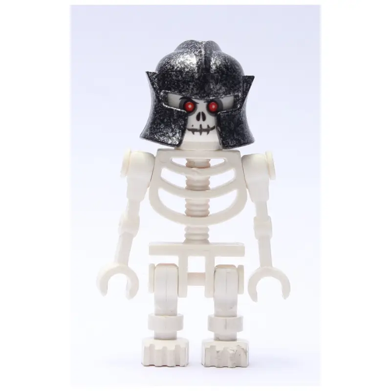 Skeleton, Red Eyes, Speckle Black-Silver Helmet