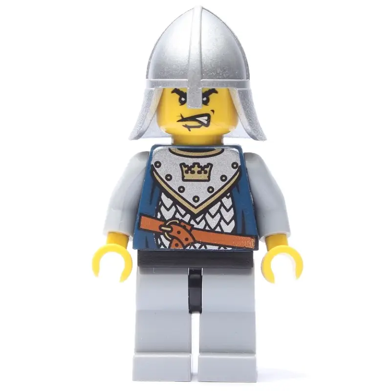 Knight, Dark Blue, Helmet, Angry