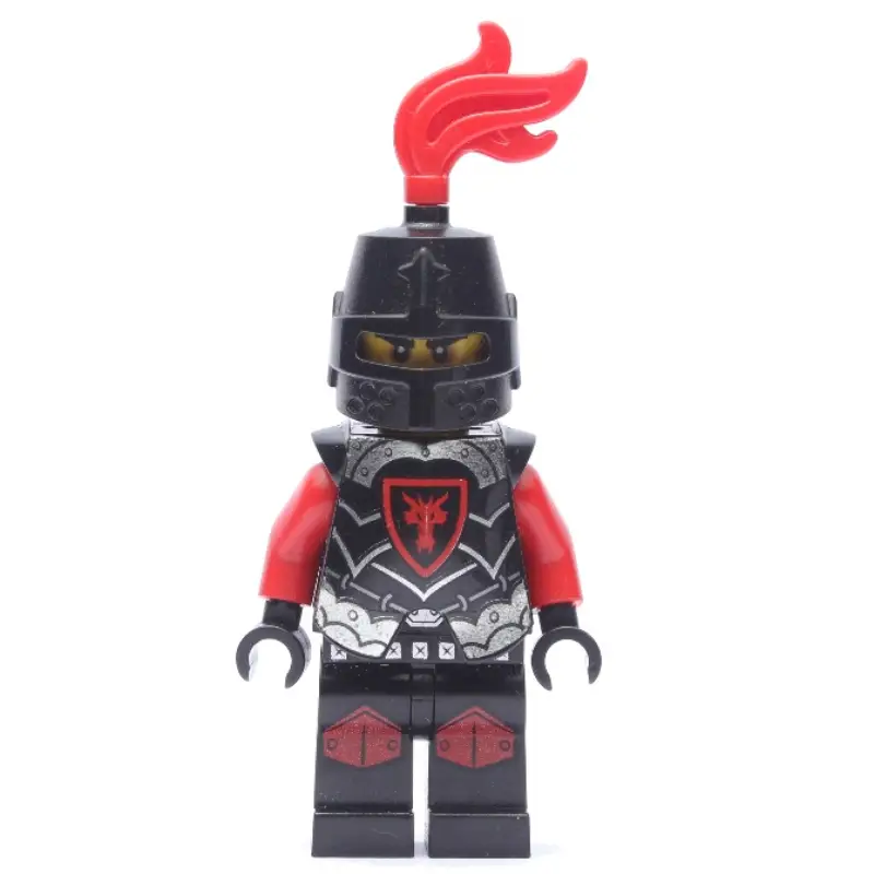 Dragon Knight, Red, Armor, Helmet with Red Plume