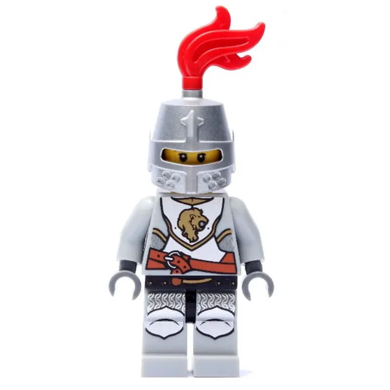 Lion Knight, Helmet with Red Plume