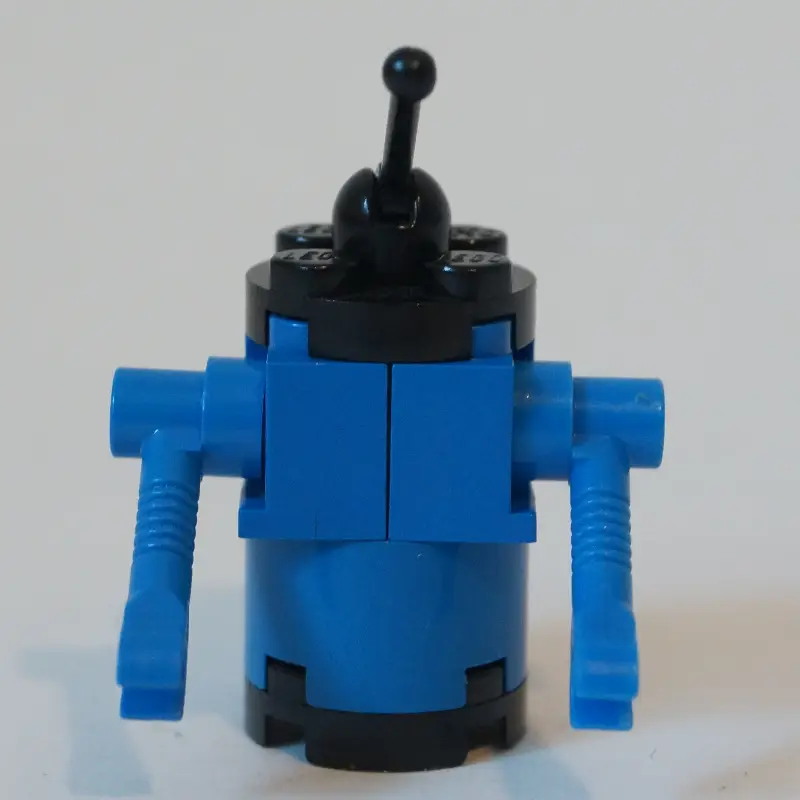 Classic Space Droid - Blue, Round Base