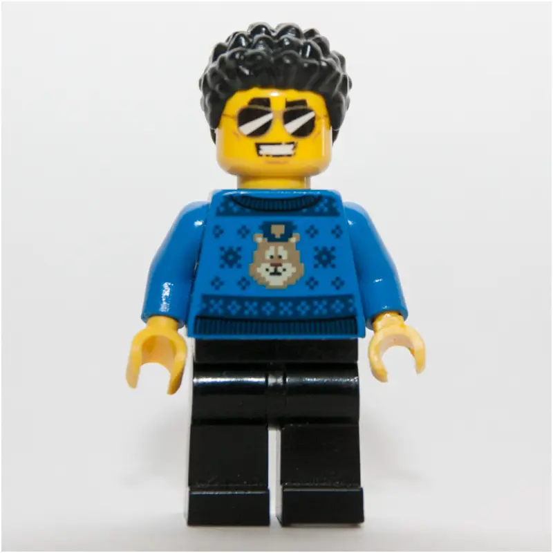 Duke Detain - Blue Christmas Sweater