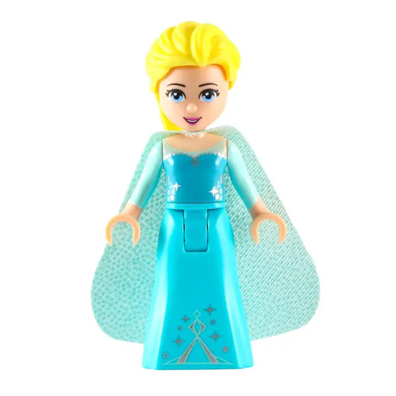 Elsa - Light Aqua Glitter Cape
