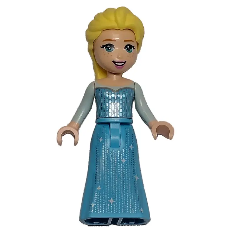 Elsa, Medium Azure Dress, No Cape