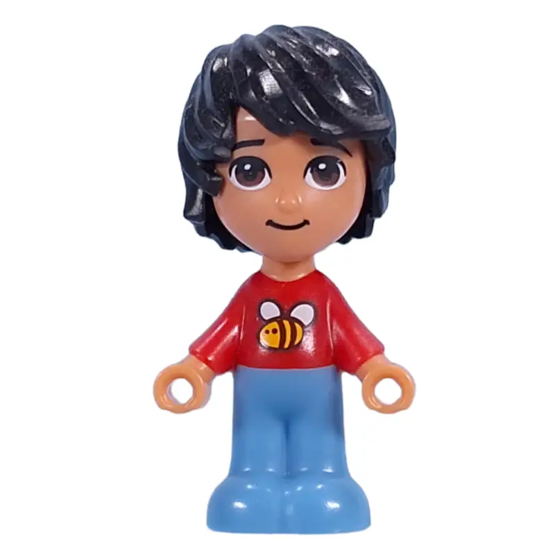 Kevin, Microdoll, Red Shirt, Blue Pants, Black Hair