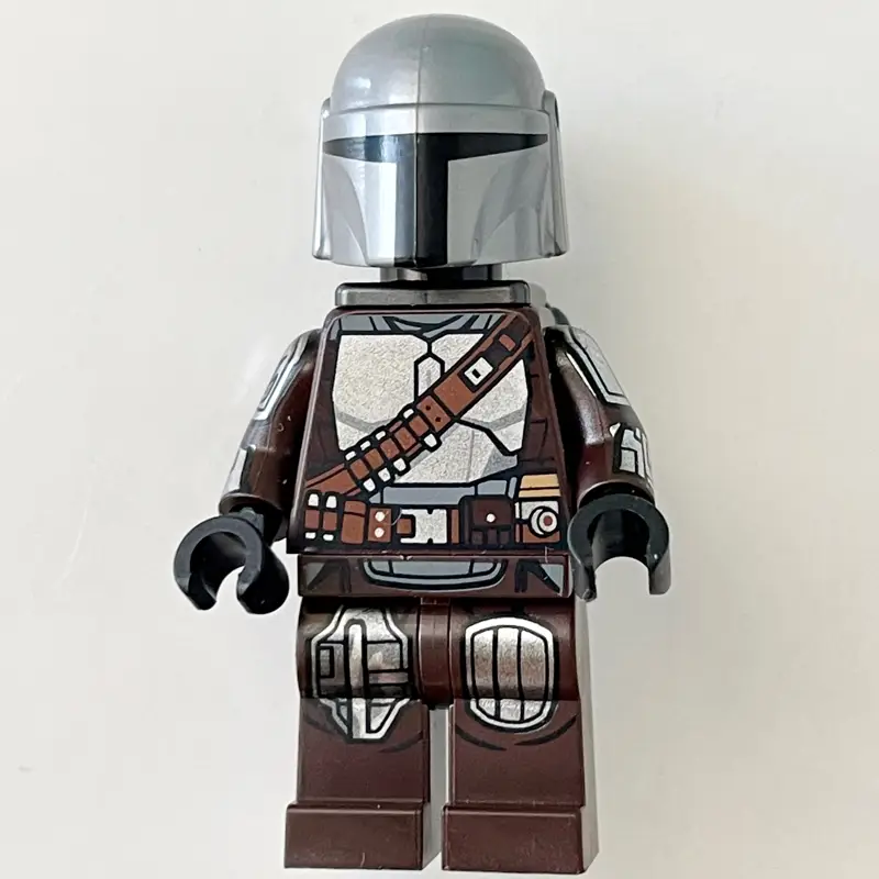 The Mandalorian / Din Djarin, Dark Brown Outfit with Jet Pack, Black Head