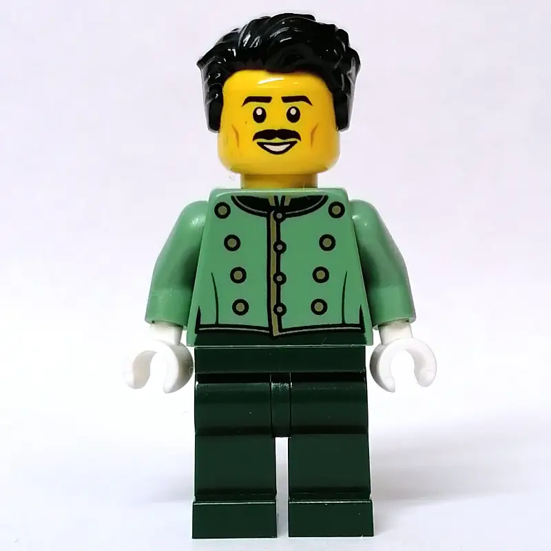 Piccolo, Sand Green Torso, Dark Green Legs, Male