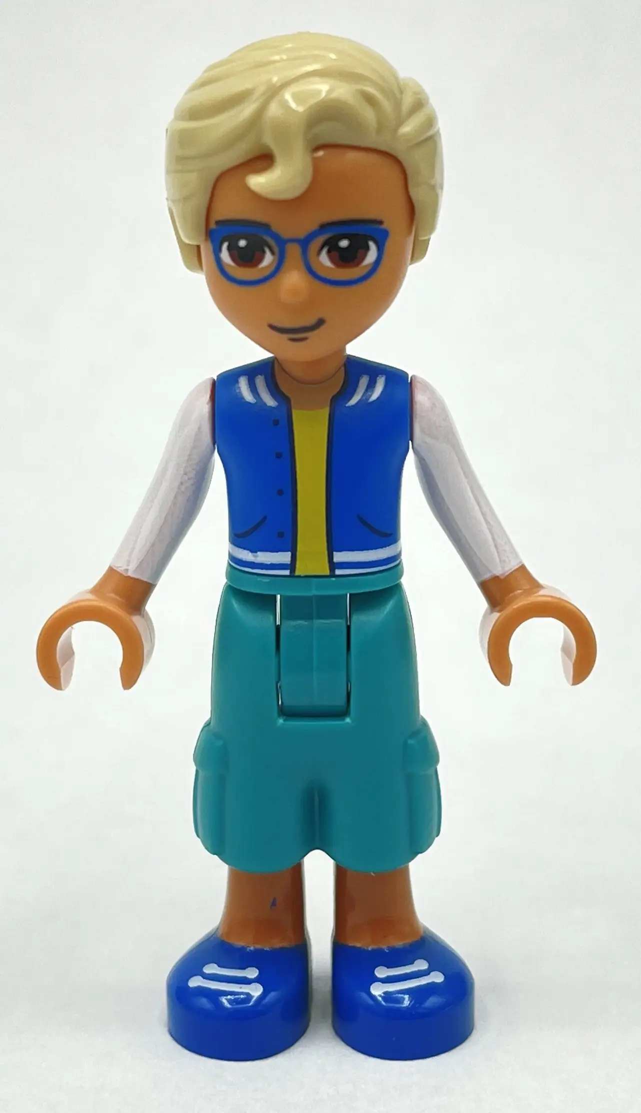Sebastian - Blue Jacket, Dark Turquoise Pants, Tan Hair