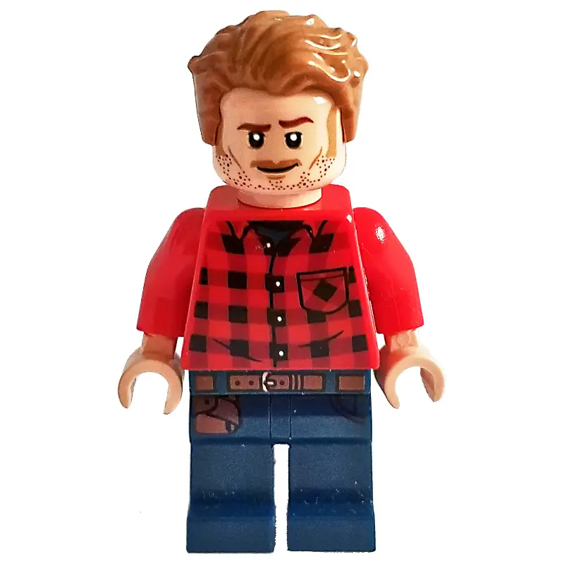 Owen Grady, Red Plaid Shirt