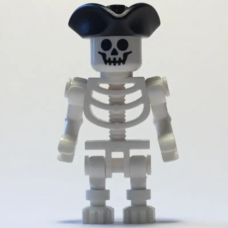 Skeleton, Standard Face, Bicorne Hat (78132 Torso)