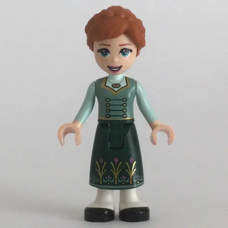 Anna - Sand Green Tunic, Dark Green Skirt