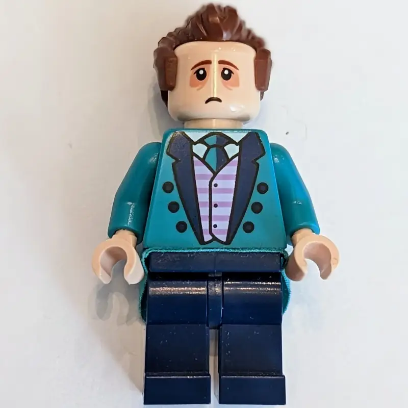 Dark Turquoise Torso, Dark Blue Legs, Reddish Brown Hair