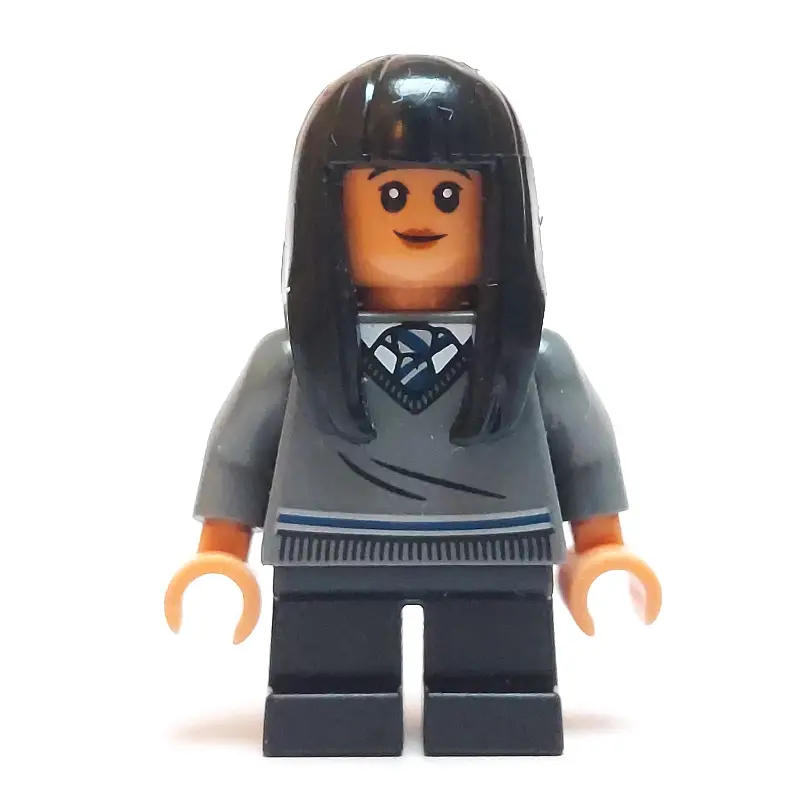 Cho Chang - Dark Bluish Grey Sweater, Black Legs, Plastic Hair