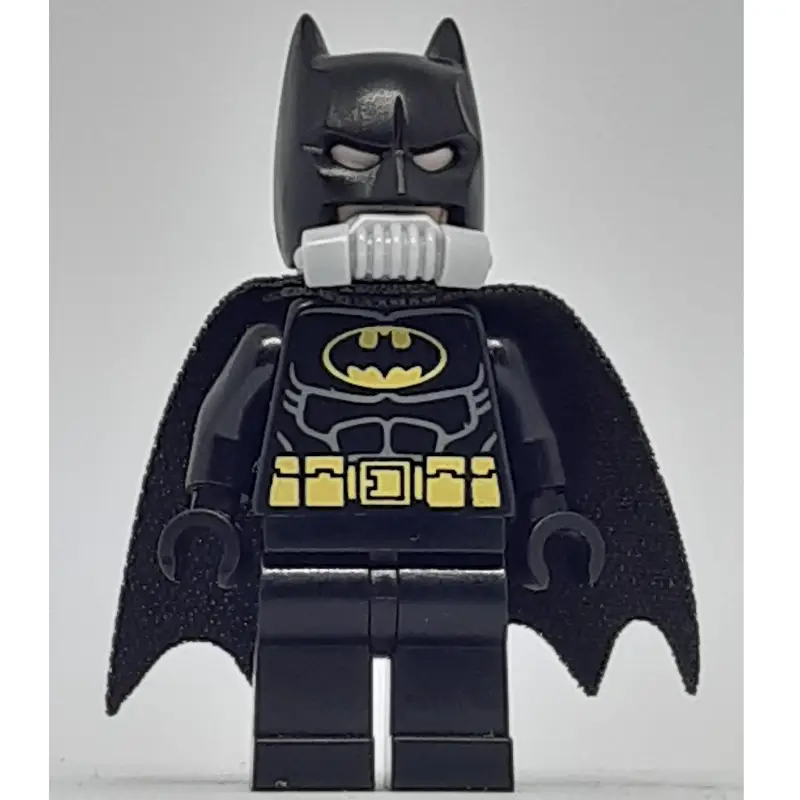 Batman, Black Suit, Black Cape and Cowl, Yellow Batman Logo, Breathing Apparatus