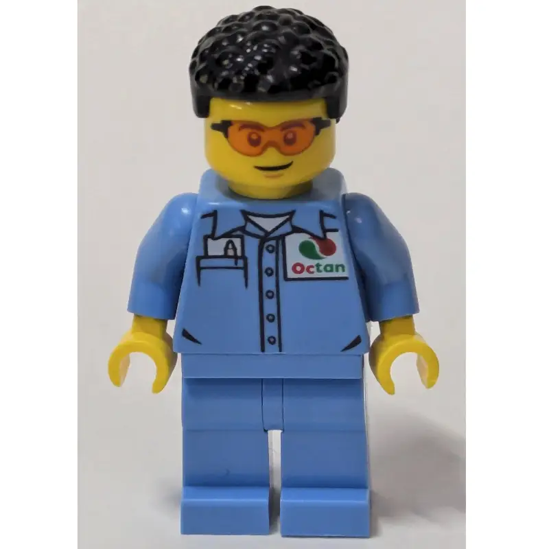 Mechanic, Medium Blue Overalls