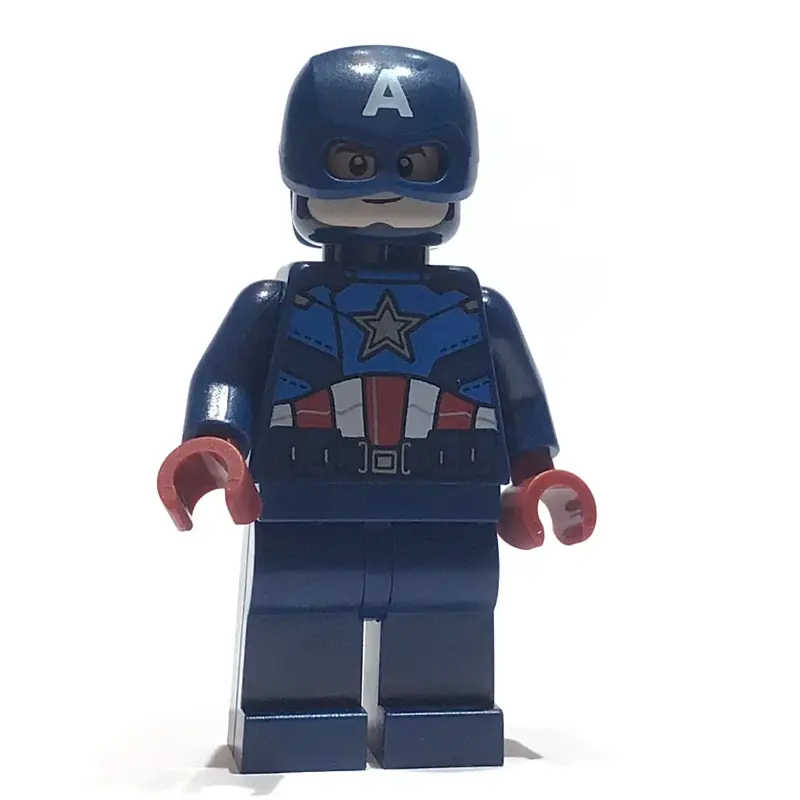 Captain America with Dark Blue Suit, Helmet
