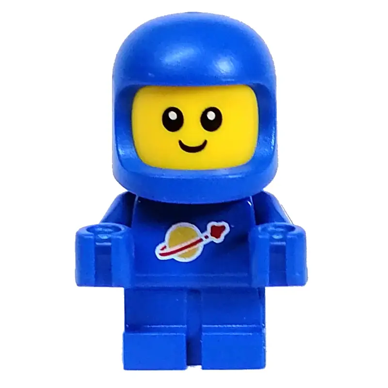 Classic Space Baby, Blue, White Pupils
