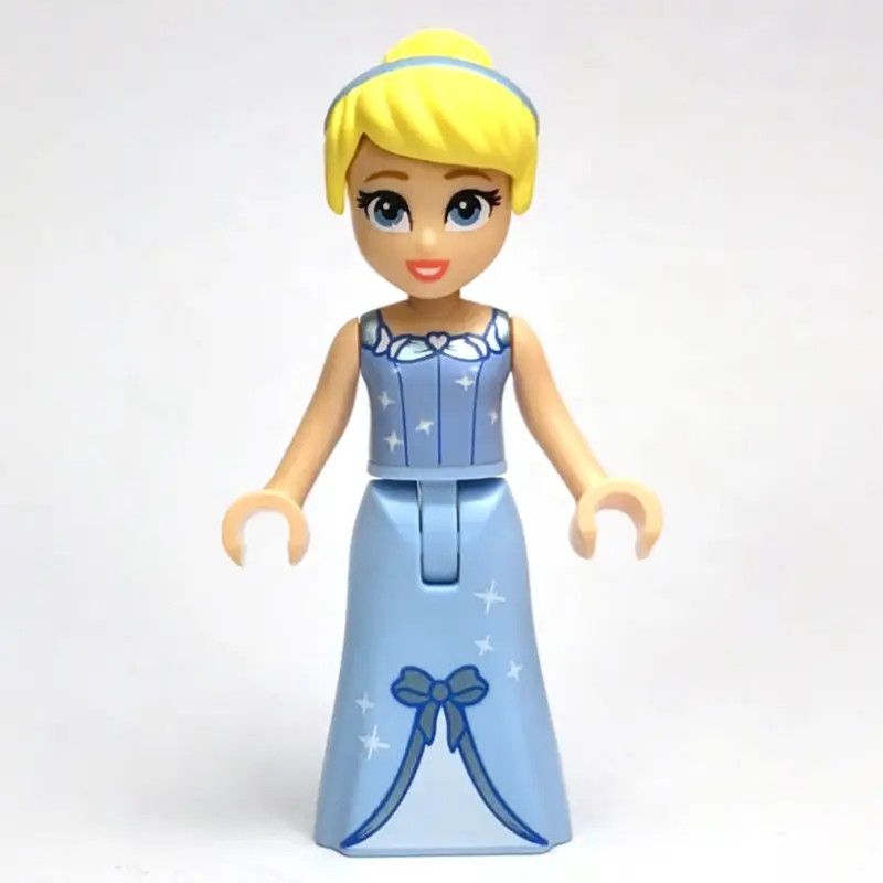 Cinderella - Bright Light Blue Dress, White Under-Dress - Thin Hinge, Hair Band