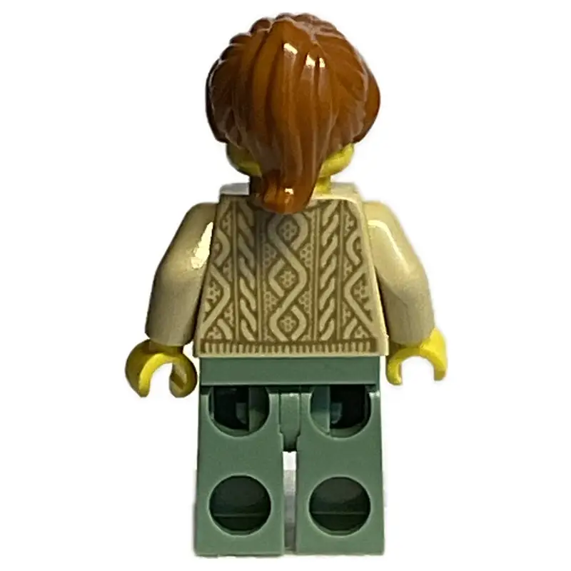 Tan Torso, Sand Green Legs, Dark Orange Hair
