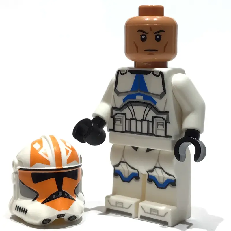 Clone Trooper, 332nd Company, Orange Markings, Visor Holes