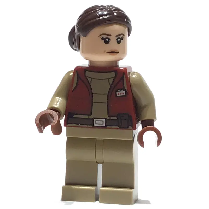 Padme Amidala / Naberrie, Dark Red Senator Outfit, Bun Hair
